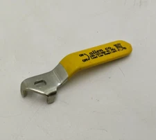 3-3/4" L Replacement Handle For Ball Valve Plumbing Fixture Allen Co Yellow Used
