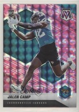 2021 Panini Mosaic Rookies Pink Camo Mosaic Prizm Jalen Camp #393 7l6