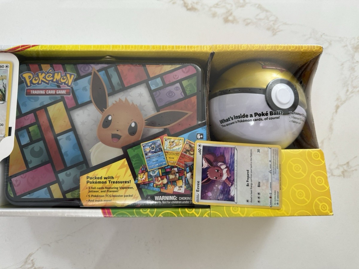 Pokémon TCG: Eevee Collector's Treasure Chest with Poké Ball