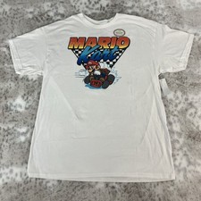 Official Nintendo Mario Kart Mens Vtg Shirt Racing Yoshi Toad Mens Large 303