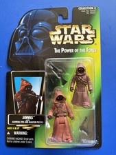 Jawas 2-Pack STAR WARS POTF 2 Kenner 1996 Green Card w Holo New