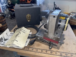 Harig Grind‑All No. 1 on Sine Vise with Custom Motorized Spin Fixture Setup