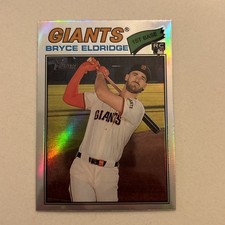 2026 TOPPS HERITAGE BRYCE ELDRIDGE RC CHROME REFRACTOR SAN FRANCISCO GIANTS