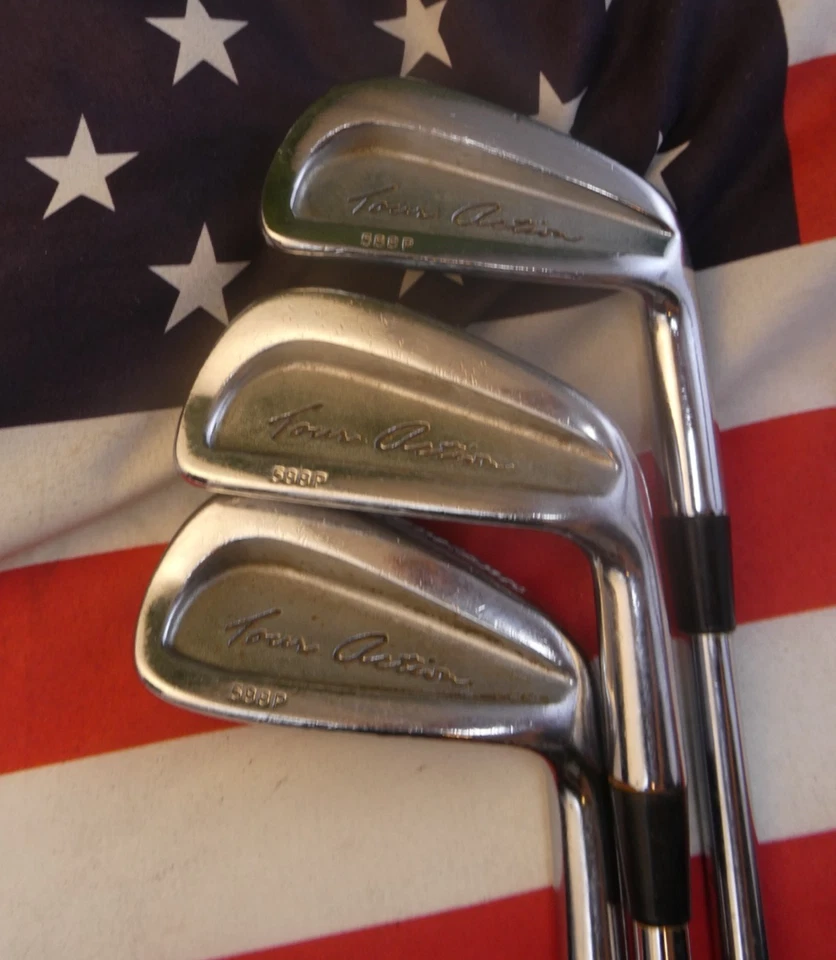 Juego de varillas de hierro Cleveland Tour Action 588P 3-PW rígido flexible de acero buen estado Foto 4 de 4