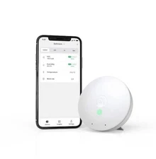 Airthings Wave Mini Smart Air Quality Monitor | Mold, VOC, Humidity, Temp Sensor