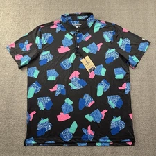 Chubbies Polo Shirt Adult 2XL XXL Short Sleeve Golf Golfing Casual Men's