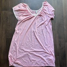Shadowline short Nightgown flutter sleeve size and Lace Detailing 1x Style