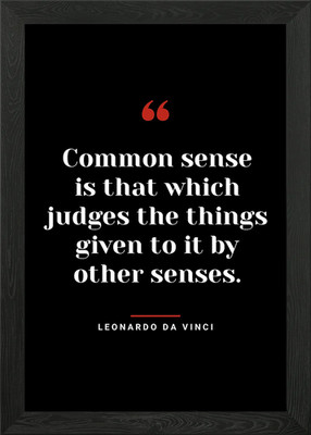 Leonardo Da Vinci Framed Wall Art Poster Canvas Print Picture