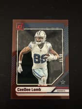 2024 Panini Donruss Clearly CeeDee Lamb #17 Red /99