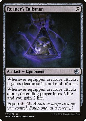 Reaper's Talisman (117) Adventures in the Forgotten Realms AFR MTG Magic