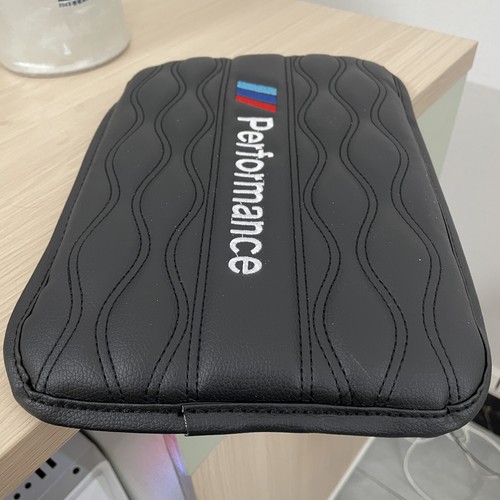for BMW Performance Car Armrest Pad Cover Auto Center Console Cushion Smooth - Picture 4 of 6