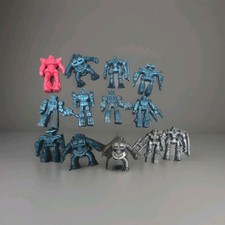 12 Vintage 1986 Tyco Transformers Mini Figures-from Electric Train Set- 1.3 inch