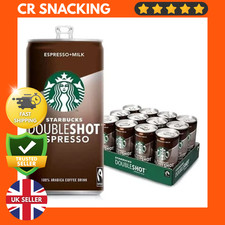 Starbucks Doubleshot Espresso Coffee Drink 12x 200ml