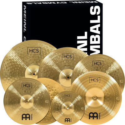 Super Set Box Pack with 14  Hihats, 20  Ride, 16  Crash, 18  Crash, 16  China, a