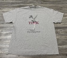 Vintage Y2K Walt Disney World Peter Pan Tinkerbell t-shirt Size XL Men