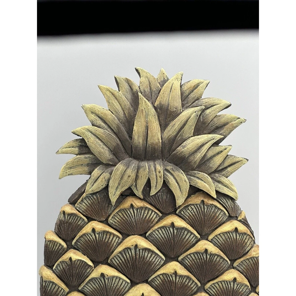 "Placa colgante de pared de piña Tommy Bahama piedra escalonada pesada 3D 15""" Foto 2 de 4