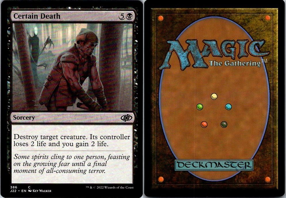 MTG CERTAIN DEATH 386 JUMPSTART 2022