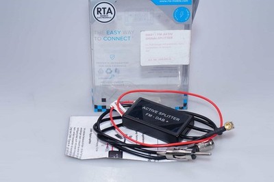 RTA Mobile Electronics 203.011-0 DAB+/FM Active Signal Splitter OVP New