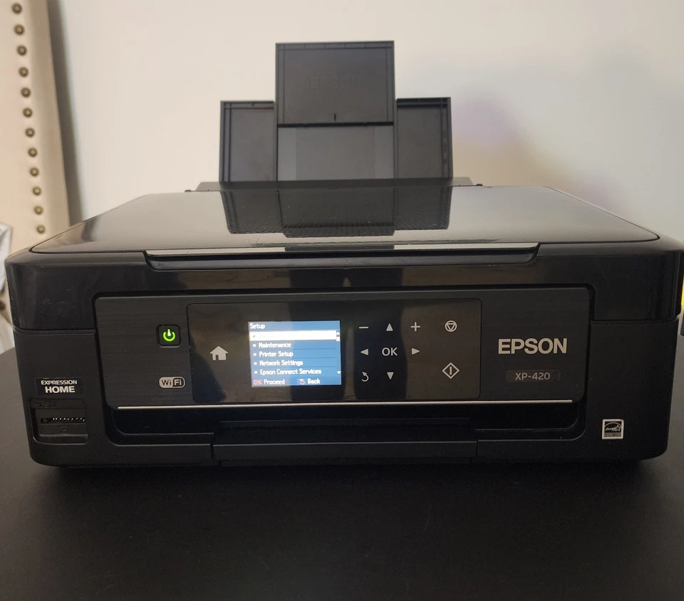 Impresora de inyección de tinta doméstica inalámbrica Epson Expression XP-420 Foto 2 de 3