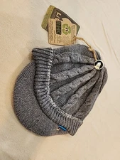 Livity Outernational Possibilities HEMP  OG COTTON Beanie Grey NWT Very Rare!