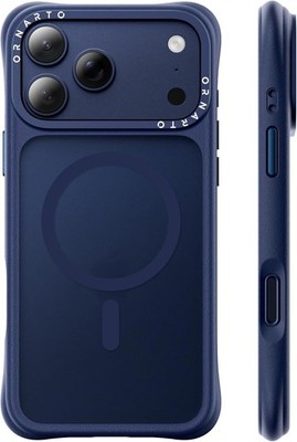ORNARTO iPhone 17 Pro Max Case MagSafe 20FT Shockproof Matte Dark Blue
