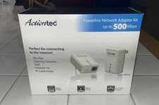 New Actiontec Powerline Network Adapter Kit 500Mbps PWR511K01 Open Box Tested