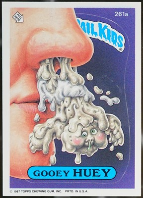1987 Topps Garbage Pail Kids Series #261a Gooey Huey Non-Sport NM