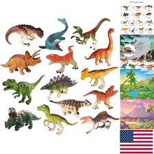 14 Realistic Mini Dinosaur Figures Playset   Perfect Educational Toy for Kids