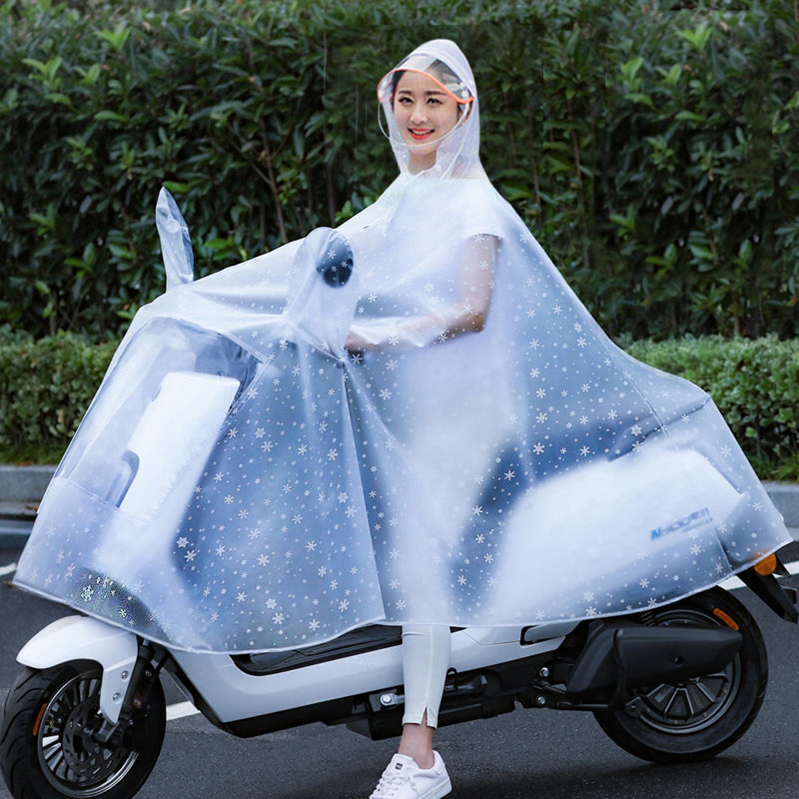 Motorcycle Raincoat Cycling Rain Poncho Waterproof Scooter Rain Capes For Me