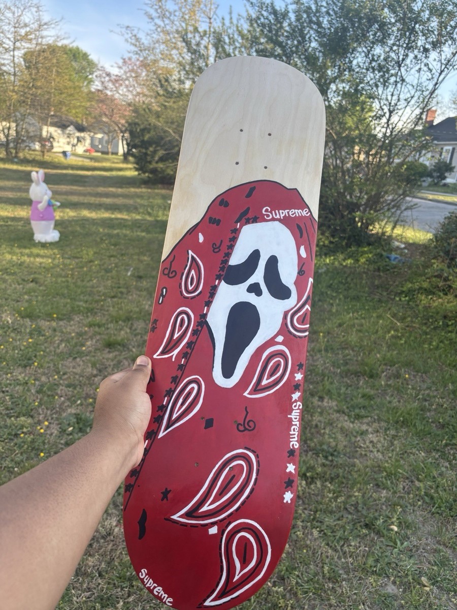 Custom Supreme x Scream Ghostface Skateboard Deck | eBay