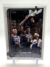2025-26 Topps #287 Anthony Edwards Card Minnesota Timberwolves