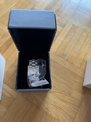 Emporio Armani Classic Damen Armbanduhr Chronograph AR0146, Edelstahlarmband