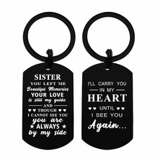 Memorial Keychain Gift - Sympathy Gift for Women Men - In Memory of Loved One...