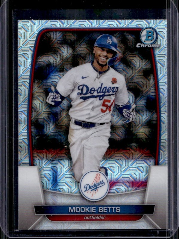 2023 Bowman Mega Box Mookie Betts Mojo Refractor #20 Dodgers