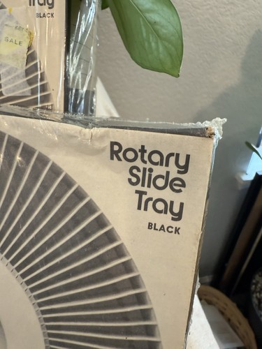 Focal Rotary Slide Tray in Black Holds 100 2x2 Slides Lot of 2 NEW & Sealed - Picture 5 of 11