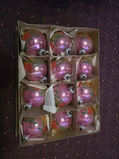 DDR Weihnachtskugeln Baumkugeln Christbaumkugeln Weihnachtsbaumkugeln Vintage