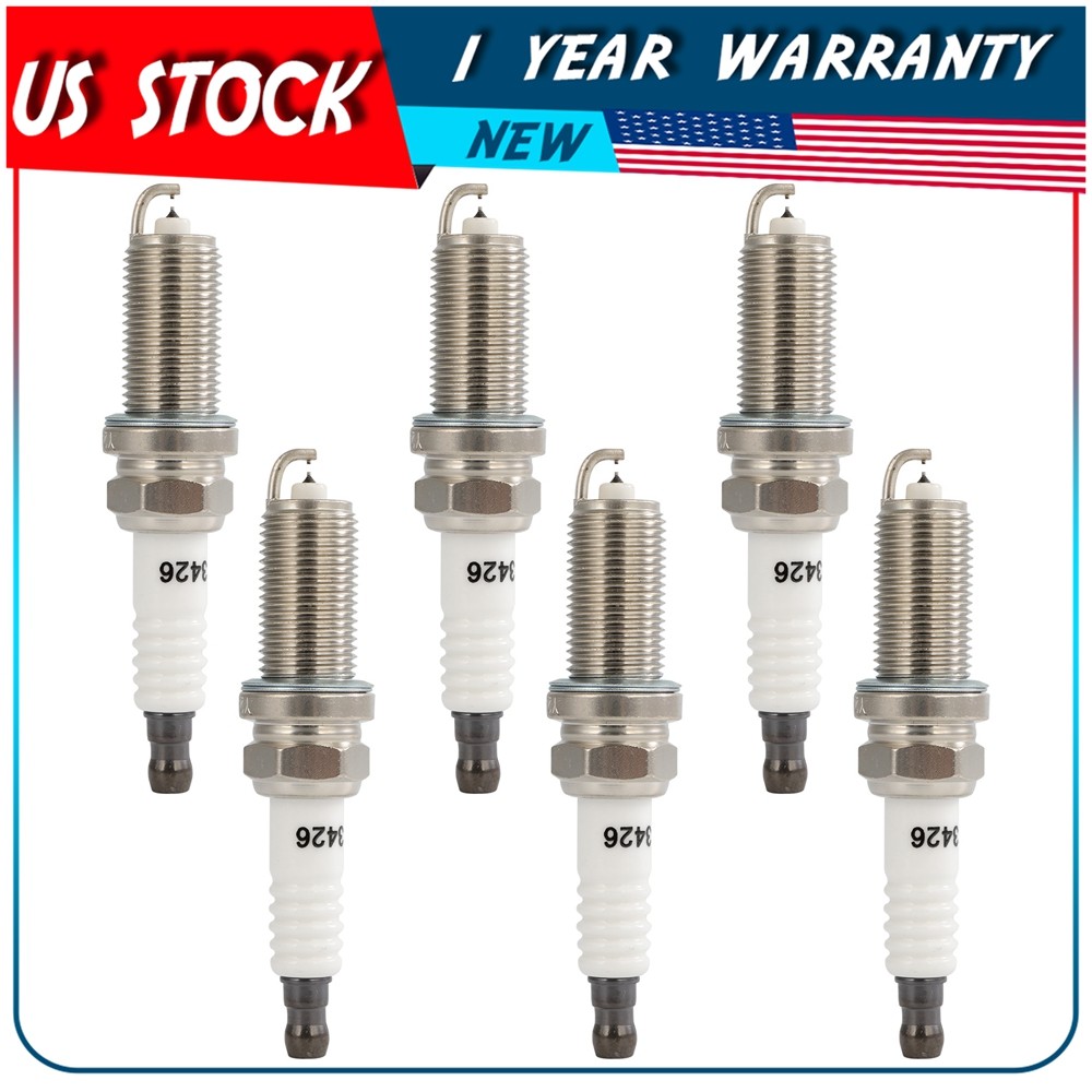 Double Iridium Spark Plugs For 2007 - 2016 2017 2018 Lexus ES350 V6 3.5L 6pcs
