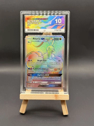 POKEMON DRAGON MAJESTY ALTARIA GX #72 SECRET/HYPER RARE HOLO ACE 10 - POP 4