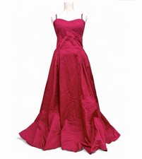 Abercrombie & Fitch Pink Open Back Maxi Dress LT Cotton Formal Wedding Gown