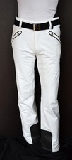 BOGNER TIM 2 HERREN SKI HOSE MIT GÜRTEL WEIß Stretch UVP 695 € Gr 50L L NEU