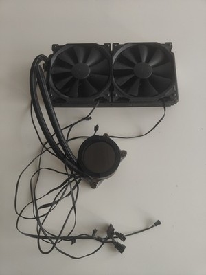 AORUS CPU Wasserkühlung 240 mm   AIO   Dual Fan Radiator   Schwarz