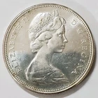 1967 Canada Silver 1 Dollar (Under Melt) Coin