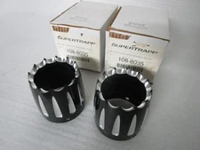 Supertrapp Kerker 3.5" Yaffe Afterburner Black Muffler End Caps Harley (PAIR)