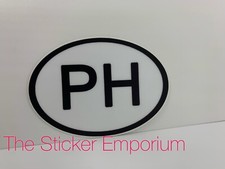 Phish PH Euro Sticker  Water Bottle  Laptop  Tumbler Vinyl Car Decal
