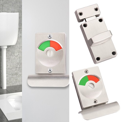Modern Aluminum Alloy Bathroom Indicator Lock with Red/Green Status ...