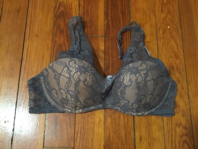 Tezenis Miami Plunge Super Volume Effect Bra Grigio Rabbit Size 36B
