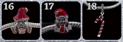 Christmas Themed Charms (Bead/Dangle Style) - FOR CHARM BRACELETS - LIST 2 - Picture 26 of 44