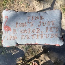 Pink Isn t Just A Color Flamingo Tapestry Throw Lumbar Pillow Beach House Cute
