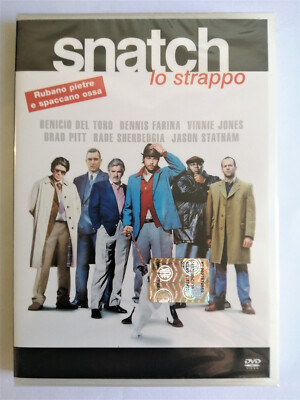 SNATCH THE RIPPO DVD NEU VERSIEGELT EDIZ. SALE Brad Pitt Benicio Del Toro