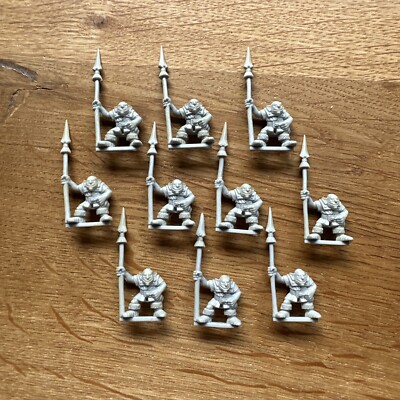 Warhammer Fantasy - 10x Goblin Warriors / Spearmen - Advanced Hero Quest - OOP